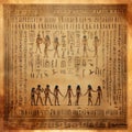 Mystical Hieroglyphs: Ancient Papyrus Unveiling Egypt\'s Enigma