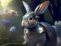 Mystical Hops: Captivating Fantasy Rabbit Portraits