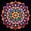 Mystical Kaleidoscope with Intricate Geometric Designs