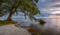 Mystical landscape the Baltic Sea. Estonia