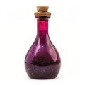 Mystical magic potion in a bottle isolated on a white background, Ai Generated Royalty Free Stock Photo