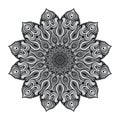 Mystical mandala: a spiritual journey through colors and shapes. Spiritual and energetic art in every detail. Soothing Symmetry: Royalty Free Stock Photo