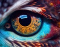 Mystical Owl Eye - A Captivating Glimpse Into The Spirit of Nature