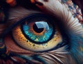 Mystical Owl Eye - A Captivating Glimpse Into The Spirit of Nature