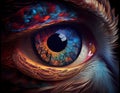 Mystical Owl Eye - A Captivating Glimpse Into The Spirit of Nature