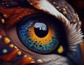 Mystical Owl Eye - A Captivating Glimpse Into The Spirit of Nature