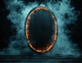 Mystical portal in the mist