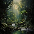 Mystical RainForest - amazing illustration stylish and eyecatching