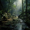 Mystical RainForest - amazing illustration stylish and eyecatching