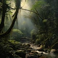 Mystical Rainforest - amazing illustration stylish and eyecatching