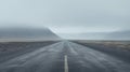 Mystical Road: A Captivating Landscape Photograph In Iceland