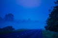 Mystical Serenity: Foggy Summer Morning in the Countryside