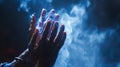 Mystical Smoke Enshrouded Hands