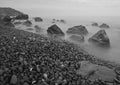 Mystical stone beach