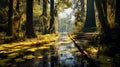 Mystical Swamp: A Stunning Unreal Engine 5 Artwork