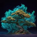 Bonsai Dreams: An Ethereal Bloom Royalty Free Stock Photo
