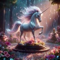 A mystical unicorn. generative ai