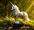 A mystical unicorn. generative ai