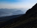 Mystical views from the highest mountain in iran