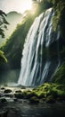 Mystical Waterfall: A Serene Journey Through New Zealand\'s Encha