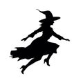Mystical Witch Silhouette: Halloween Enchantment