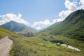 The Mystique of Ruins: Mountains and Clouds