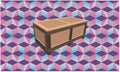 Mystry box with Abstract Background