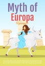 Myth of Europa brochure template