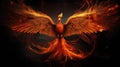 myth rising phoenix Royalty Free Stock Photo