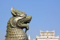 Mythical Beast At Maha Bandula Park, Yangon, Myanmar Royalty Free Stock Photo