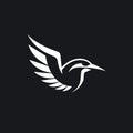 Mythical Bird Logo Template With Vibrant Hummingbirds