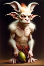 Mythical evil creature- White Goblin.AI generated