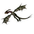 Mythical Fantasy Dragon with Forktail