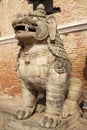 Mythical Lion, Bhaktapur, Nepal