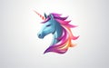 Mythical Marvel: Isolated 3D Unicorn Icon Illustration