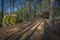 mythical stone giants and viklas and granit rockformation in Blockheide