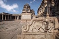 Mythological animal in Hampi Temple