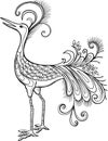 Mythological Bird Vector Illustration
