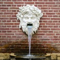 Mythological sculpture fountain. Royalty Free Stock Photo