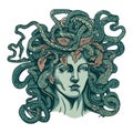 mythology medusa face