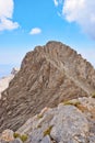 Mytikas peak, Olympus. Royalty Free Stock Photo