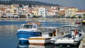 Mytilene. Harbor Royalty Free Stock Photo