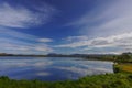 Myvatn, Iceland: A shallow lake situated in an area of active volcanism in the north of Iceland Royalty Free Stock Photo