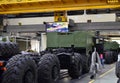 MZKT-7930 chassis 8x8 on assembly line of the Minsk Wheel Tractor Plant Volat trademark