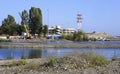 Mzymta River embankment