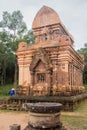 MÃ¡Â»Â¹ SÃÂ¡n Temple during the mist i