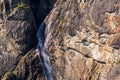 MÃÂ¥bÃÂ¸dalen a narrow valley in Eidfjord Municipality in Vestland county, Norway Royalty Free Stock Photo