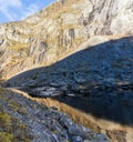 MÃÂ¥bÃÂ¸dalen Valley Mabodalen near the River Bjoreio in the municipality of Eidfjord in Vestland, Norway Royalty Free Stock Photo