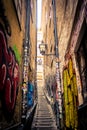 Narrow alleyway in Gamla stan, Stockholm, Sweden: MÃÂ¥rten Trotzigs grÃÂ¤nd