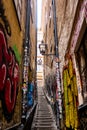 MÃÂ¥rten Trotzigs grÃÂ¤nd, the famous narrow alley in Gamla Stan, Stockholm, Sweden